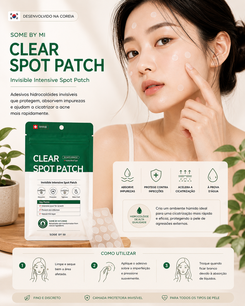 Some By Mi - 30 Days Miracle Clear Spot Patch - Healing Eczema Patches - 18pcs