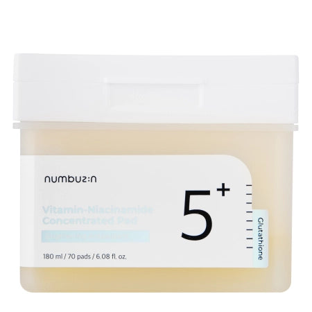 Numbuzin - No.5 Vitamin - Niacinamide Concentrated Pad - Niacinamide Facial Flakes - 180ml/70pcs