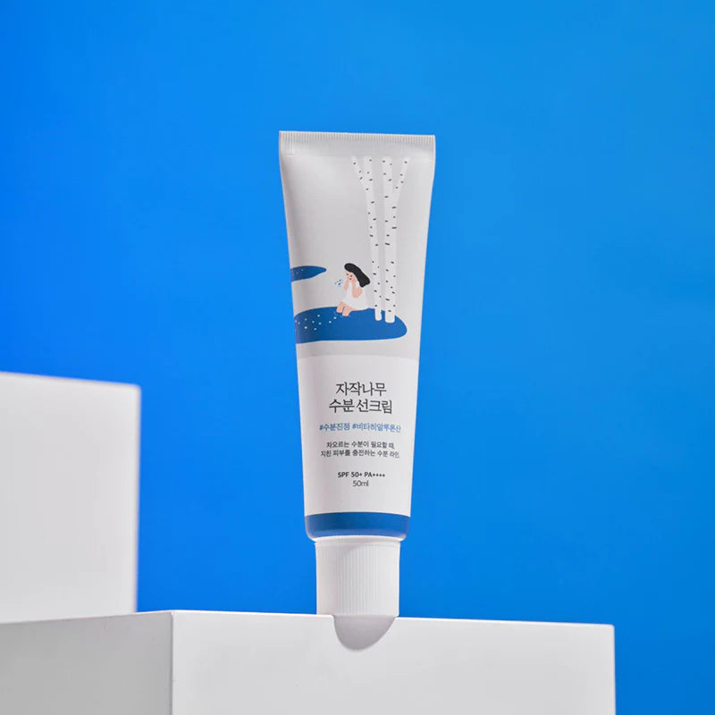 Round Lab - Birch Juice Moisturizing Sun Cream SPF50+ PA++++ - Moisturizing SPF Cream - 50 ml